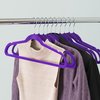 Home Basics Home Basics Velvet Hangers, (Pack of 10), Purple ZOR96138